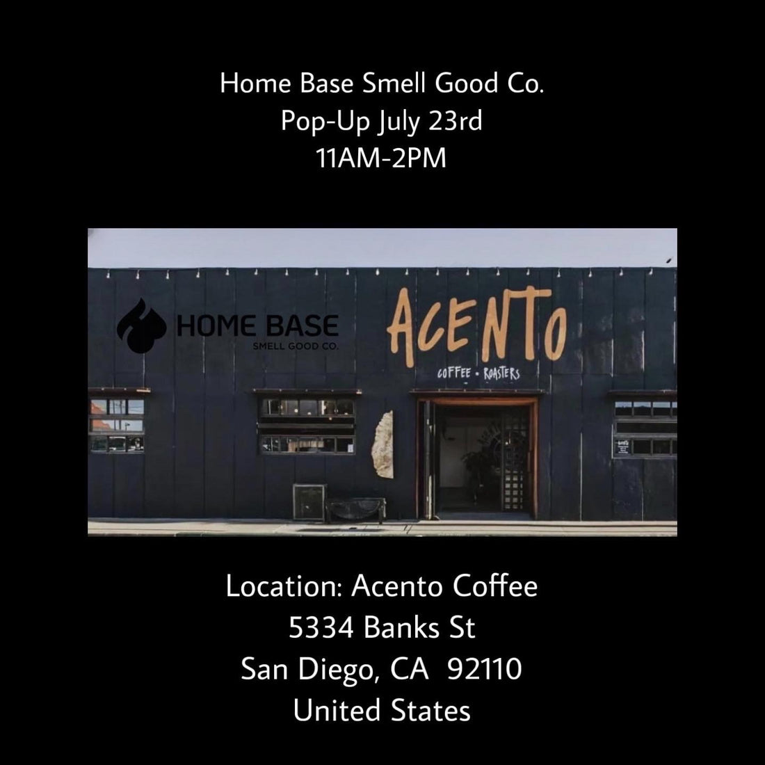 July Pop-Up at Acento Coffee