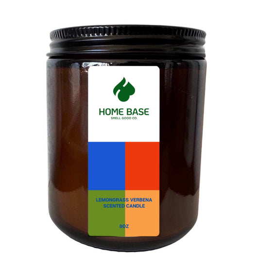 a. Lemongrass & Verbena Scented Candle